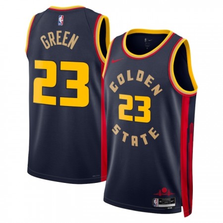 Dres Golden State Warriors Draymond Green Nike 2024-25 City Edition Navy Swingman